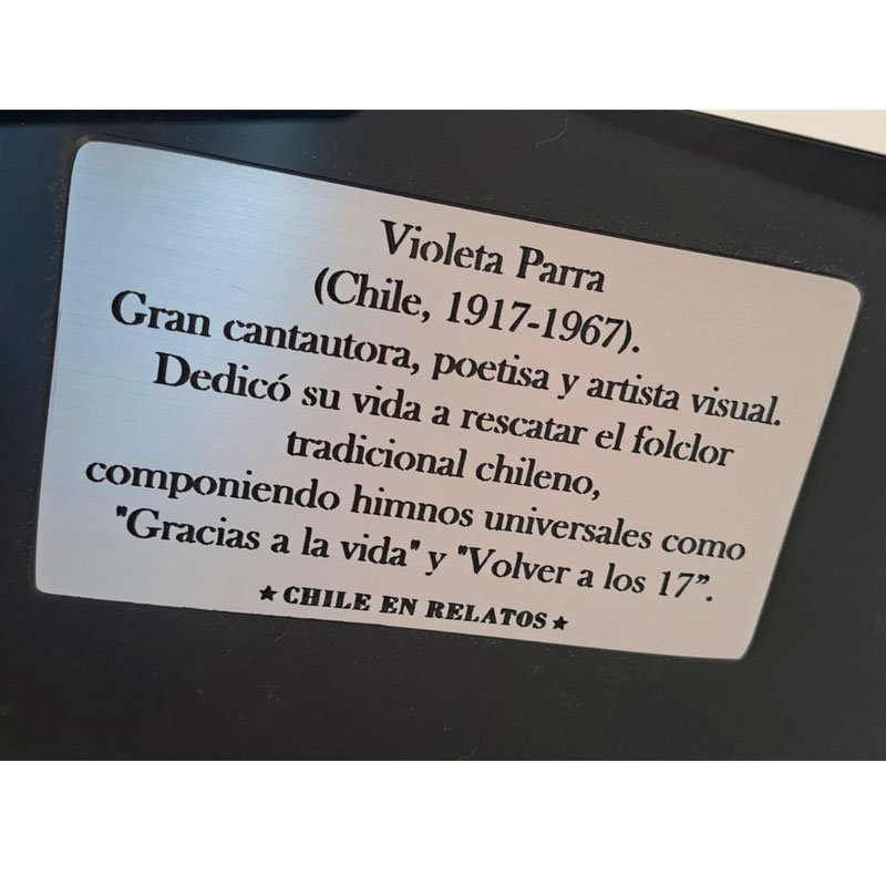 Placa Tradición Chilena / Guitarra - Imagen 5