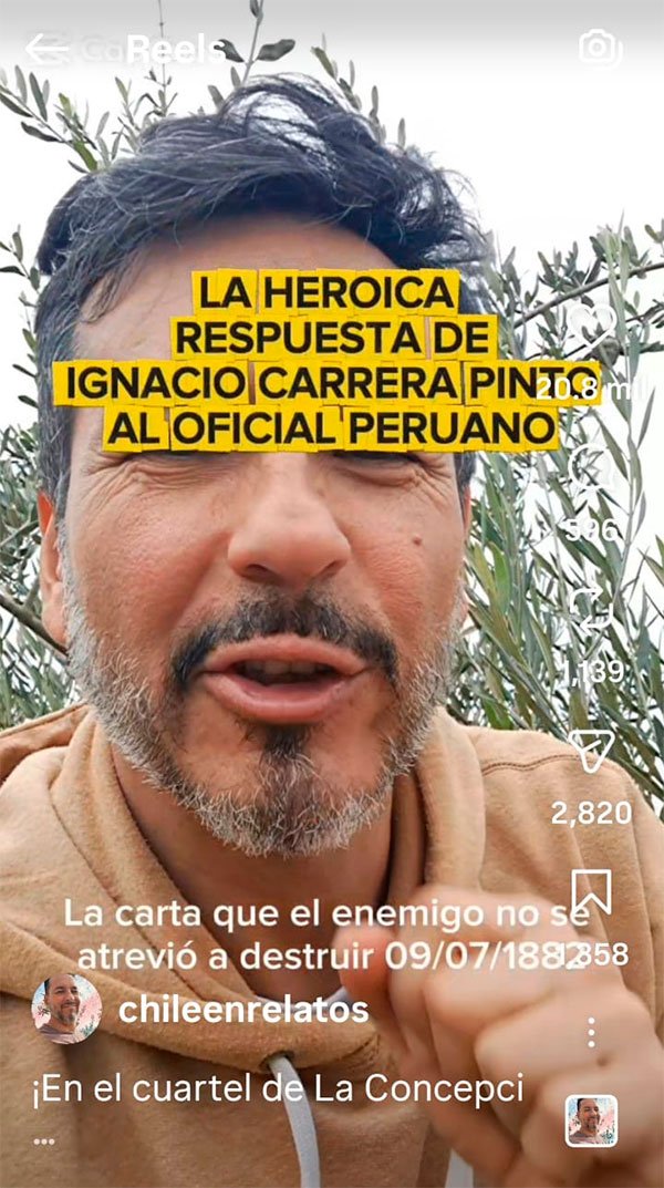 La Heroica Respuesta de Ignacio Carrera Pinto al Oficial Peruano